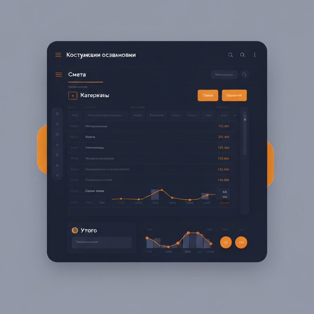 QBS Строительная смета интерфейс
